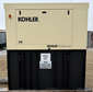 31 kw Kohler (Sound-Attenuated w/ Base Tank, 2.5L 4 Cyl. Engine, 55 Hours, Mfg. 2021) Diesel Genset
