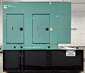 80 kw Cummins / Onan (Sound-Attenuated w/ Base Tank, 4.5L 4 Cyl. Cummins, 475 Hours, Mfg. 2009) Diesel Genset