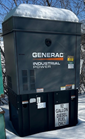 20 kw Generac / Mitsubishi (Sound-Attenuated w/ Base Tank, 2.5L 4 Cyl. Mitsubishi, Low Hours) Diesel Genset